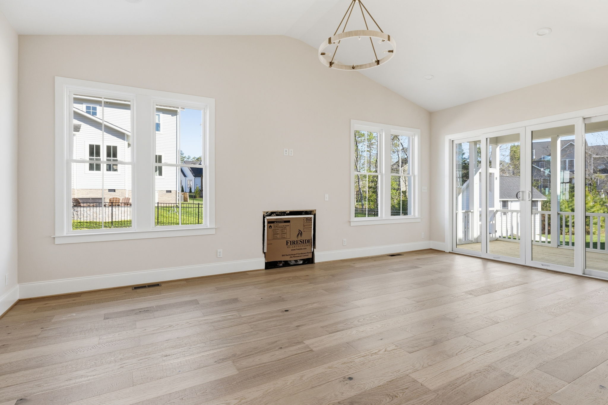 side view of living room